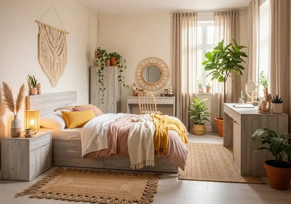 Desain Interior Rumah Berkonsep Bohemian