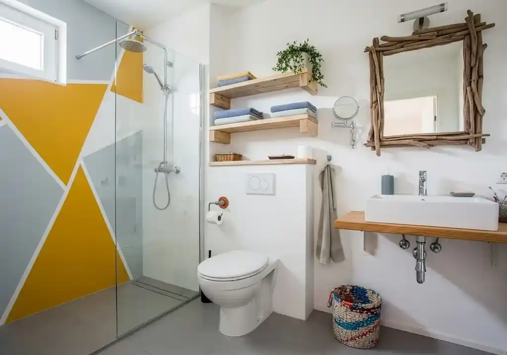 Desain kamar mandi sederhana dan murah dengan sentuhan kreatif