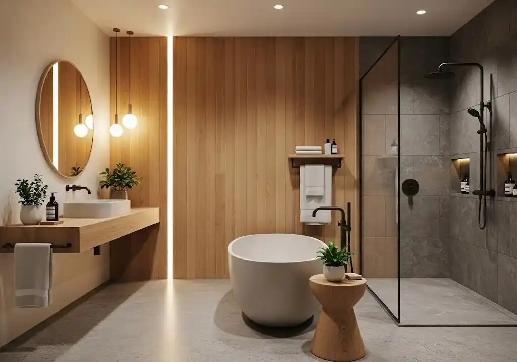 Model kamar mandi sederhana tapi mewah dengan budget terbatas