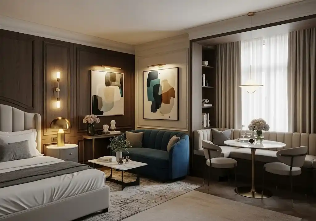 Desain Apartemen Studio ala Boutique