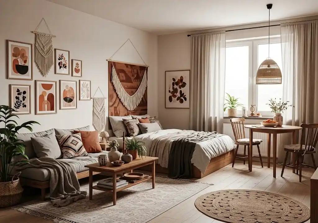 Desain Interior Gaya Bohemian