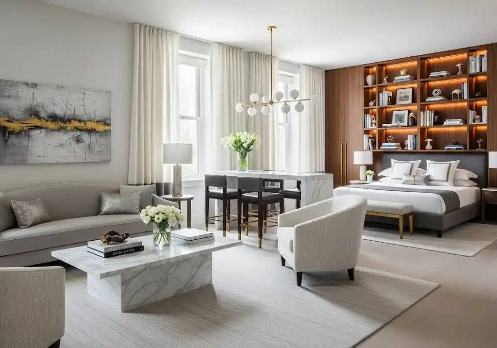 Desain Interior Gaya Modern Elegan