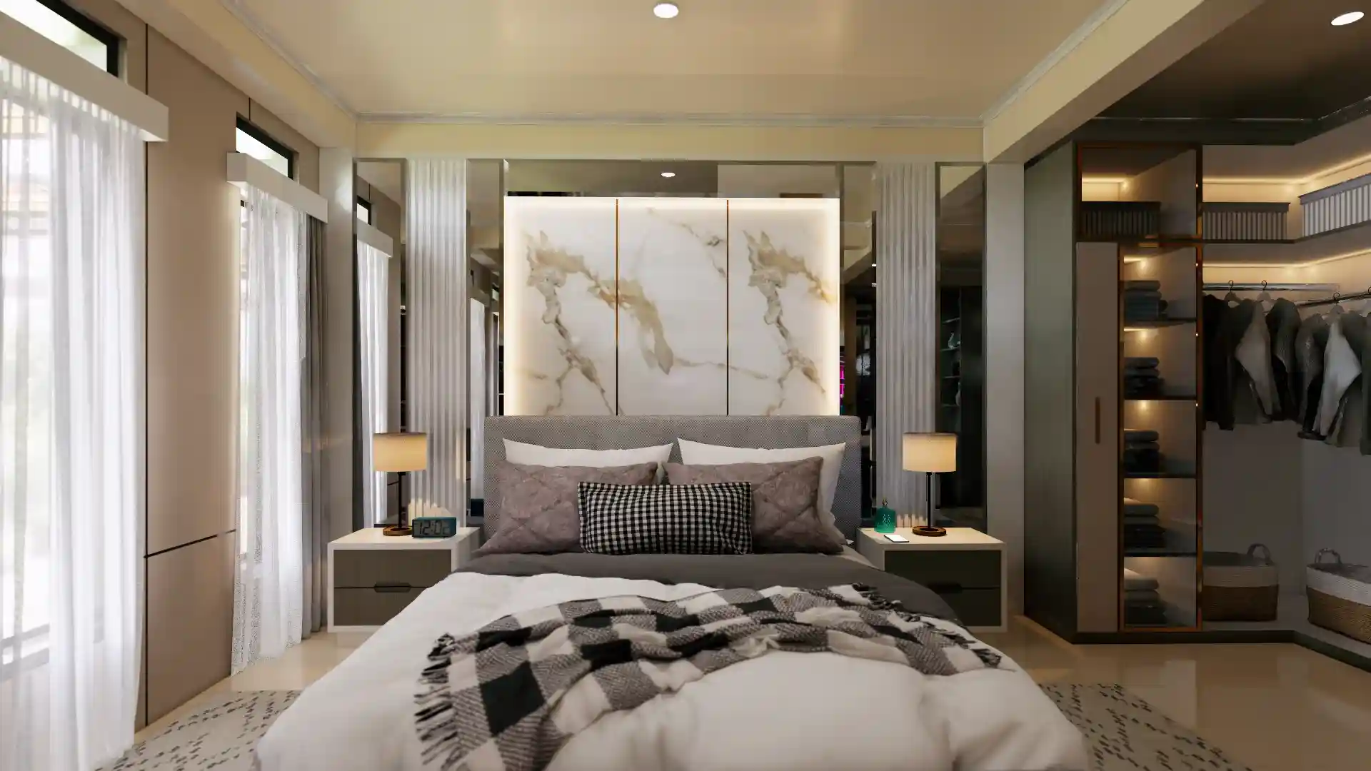 Desain Interior Kamar Tidur Iruka