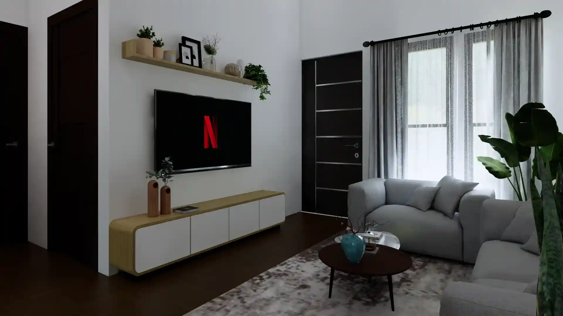 Desain Interior Ruang Keluarga Iruka