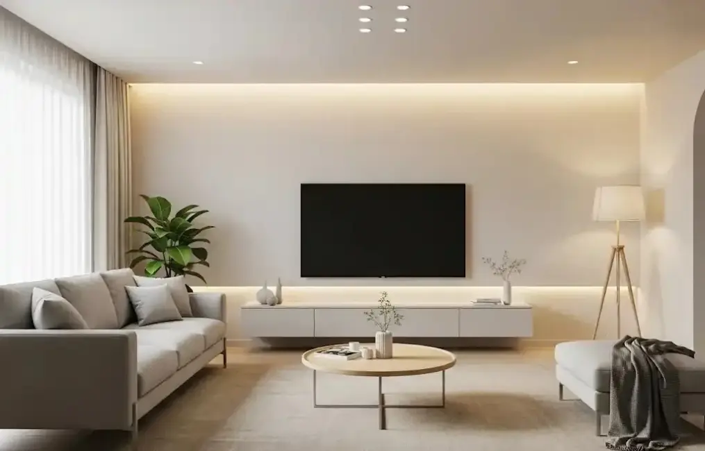 Desain Interior Rumah Minimalis dengan Fokus Warna dan Pencahayaan