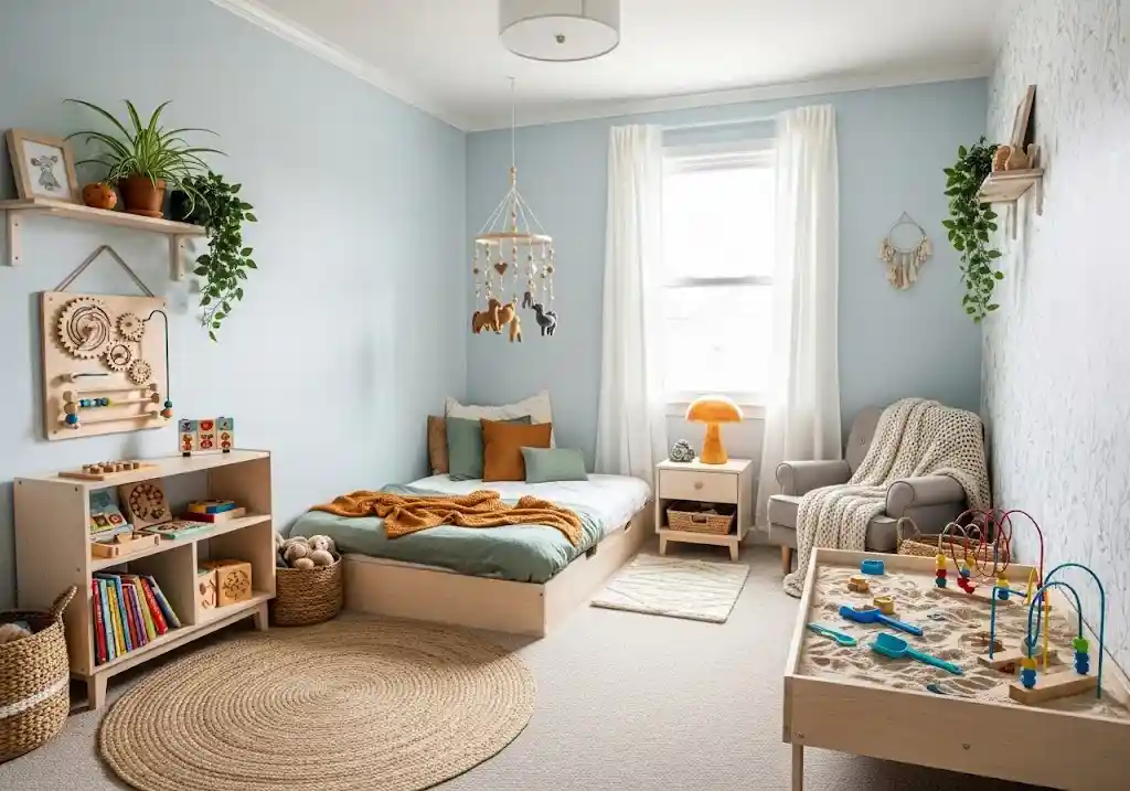 Rekomendasi desain interior kamar anak gaya eksplorasi sensorik