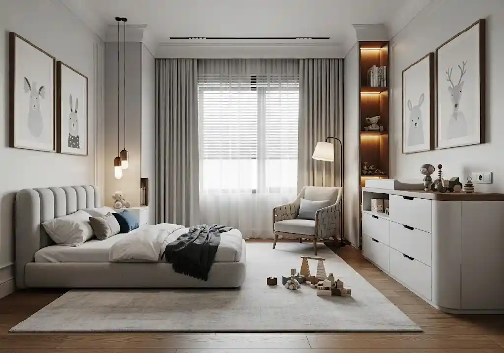 Rekomendasi desain interior kamar anak gaya modern