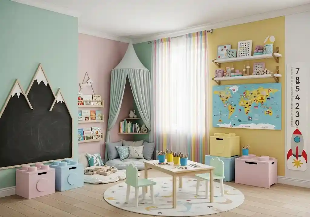 Rekomendasi desain interior ruang belajar dan bermain