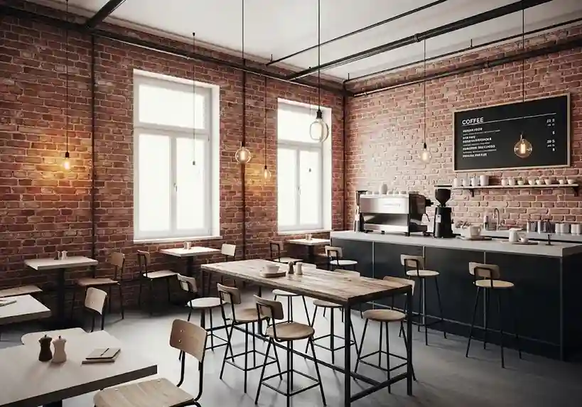Elemen Wajib Cafe Industrial Lighting yang Dramatis