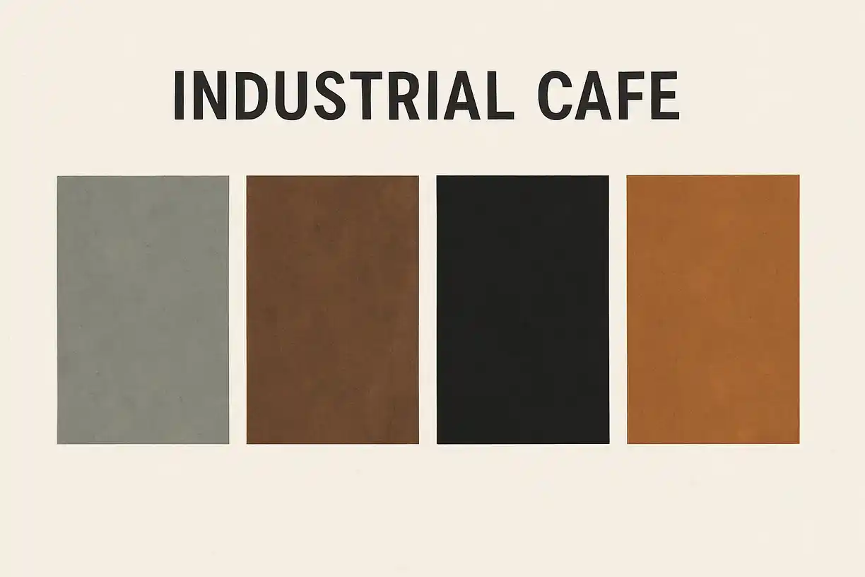 Elemen Wajib Cafe Industrial Palet Warna Industrial Cafe