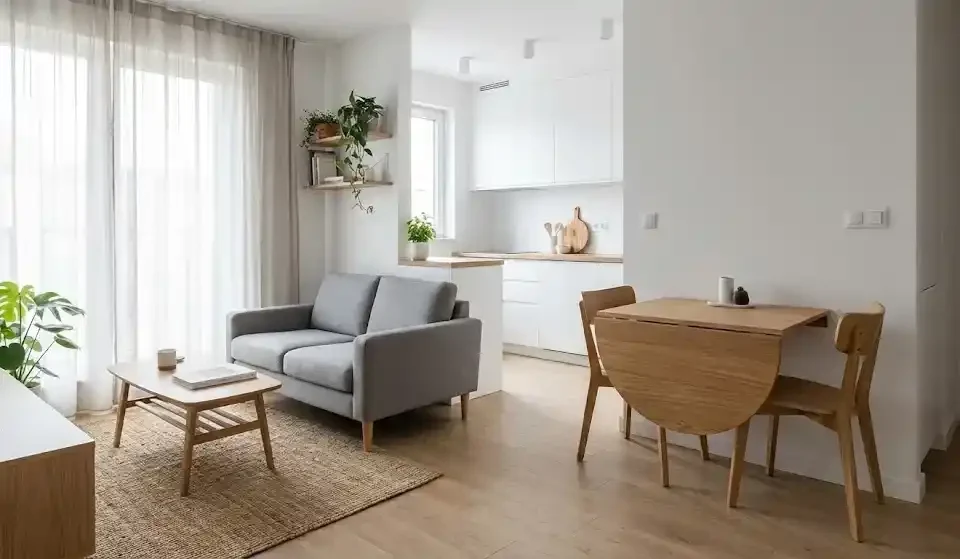 Pemanfaatan Ruang Makan Lipat atau Fleksibel