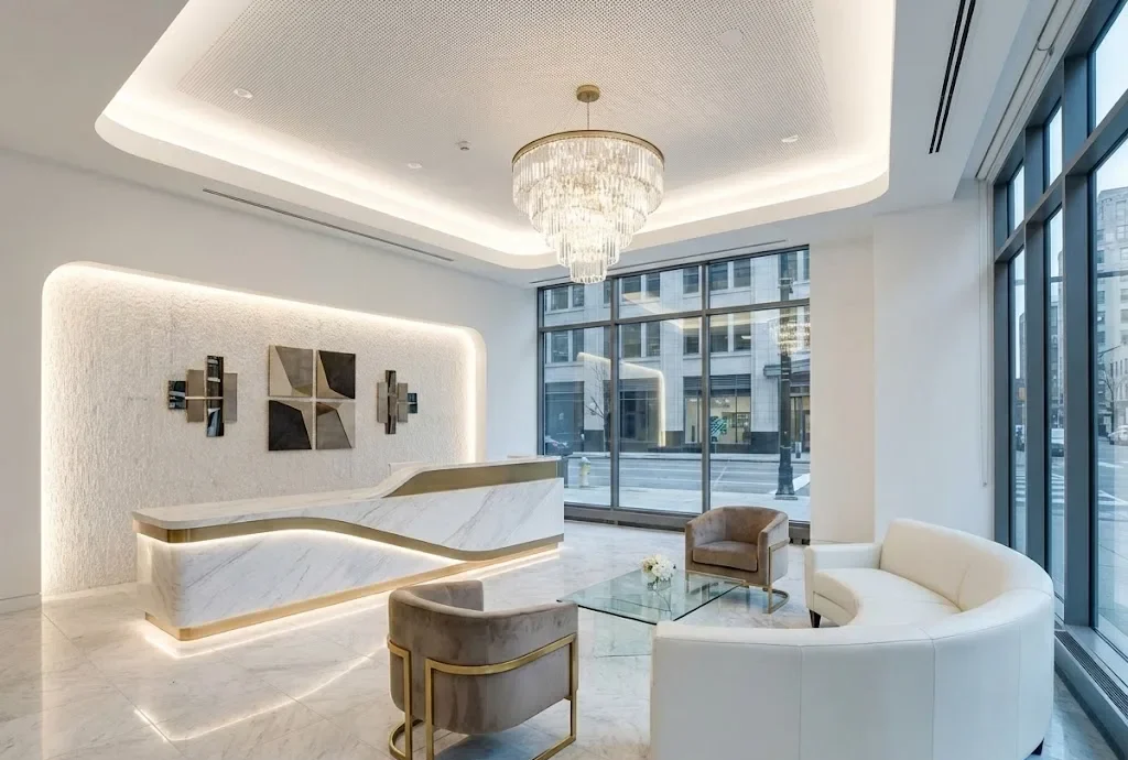 Lobby Kantor Nuansa Clear White