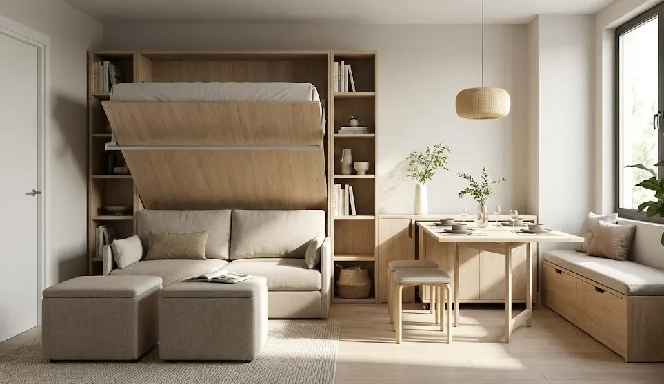 Penggunaan furnitur multifungsi