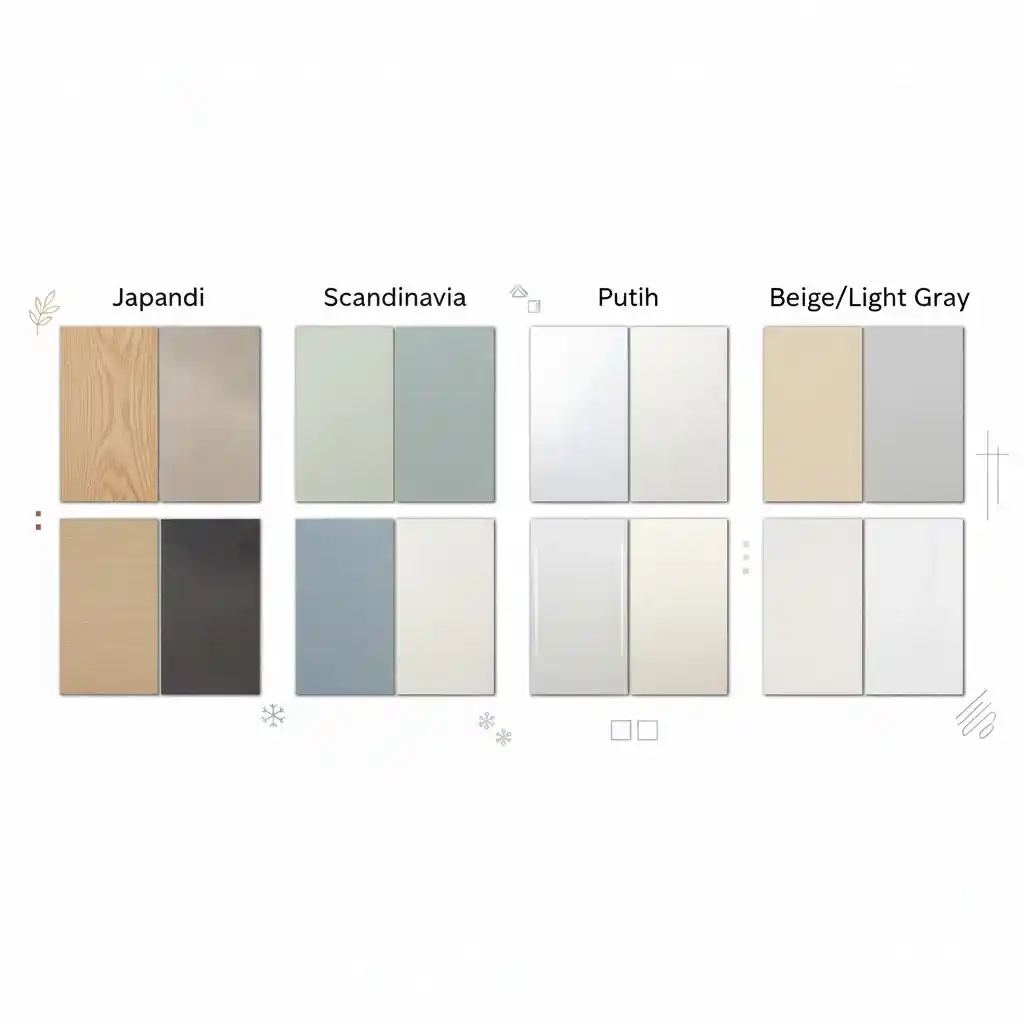 Pilih Warna Cerah dan Netral