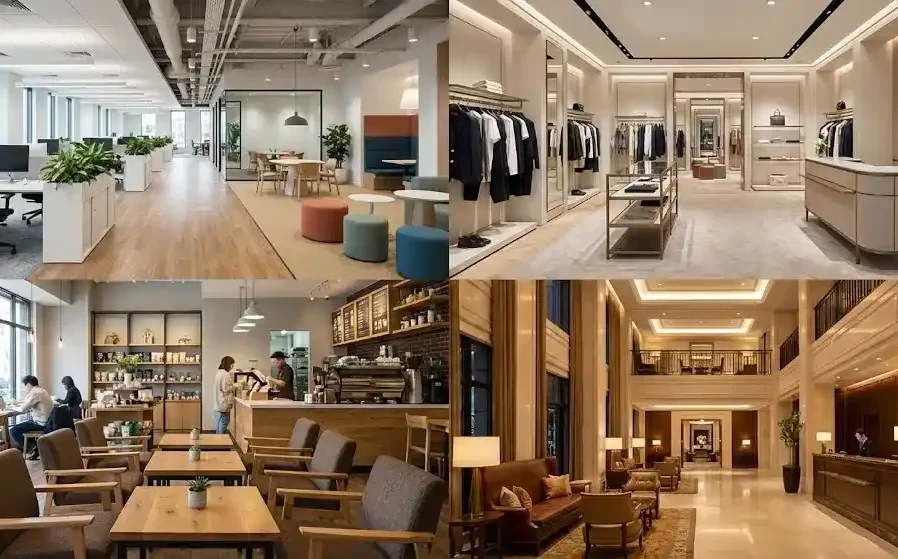 Ruang Komersial Kantor Toko Cafe Hotel