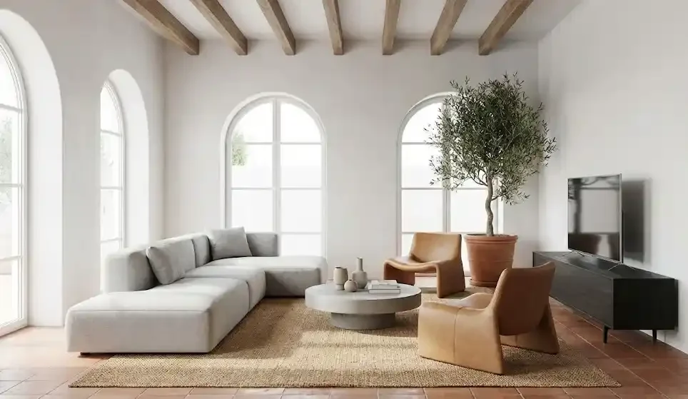 Rumah Mediterania Minimalis